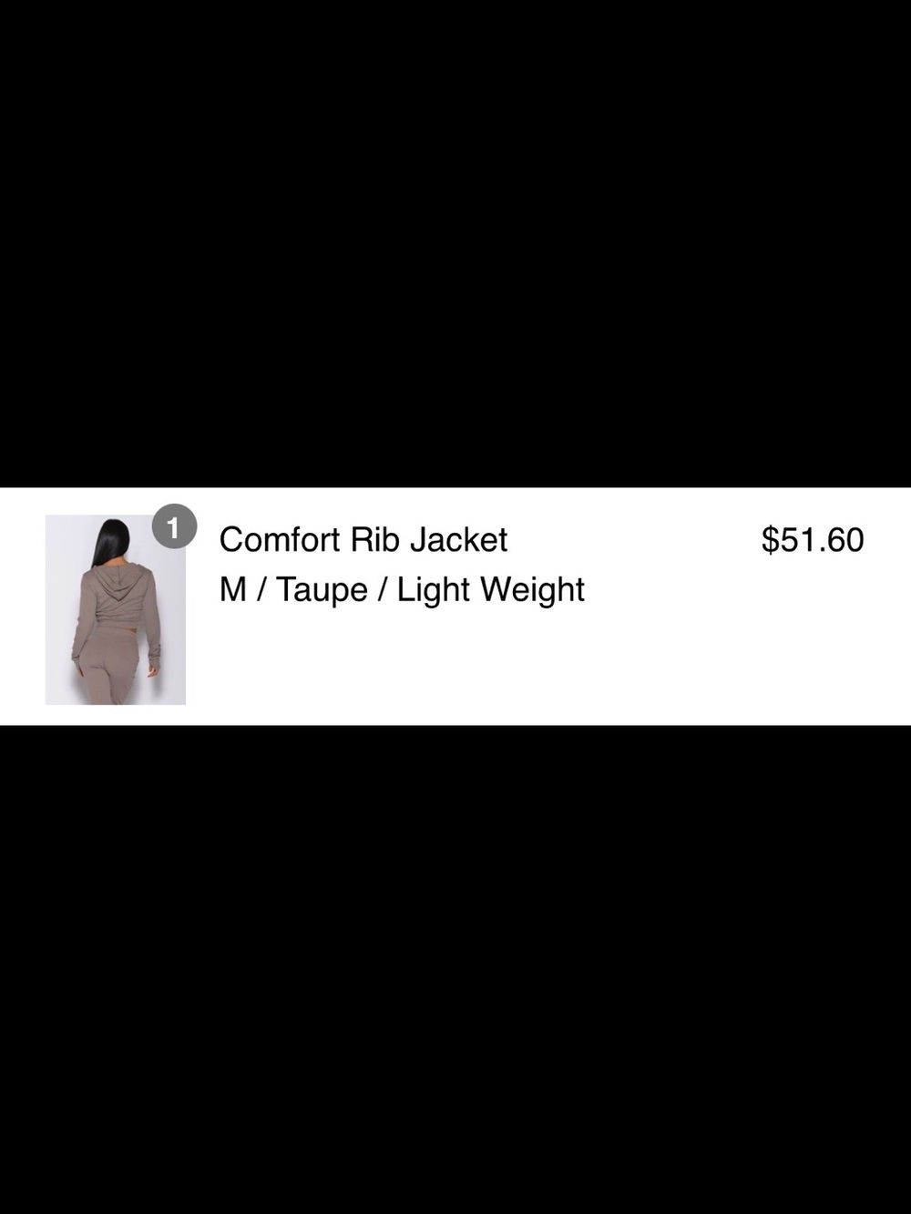 Bombshell Sportswear Taupe Ribbed Hooded Jacket